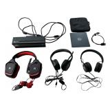 Gaming, Electronics Bundle; KINECT for XBOX ONE, DVD player for DELL, 3 Headphones