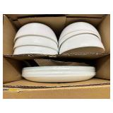 Glass 18pc Dinnerware Set White - Made By Design