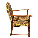 Antique Floral Chair