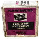 Plastic Sheeting 6Mil Clear 8