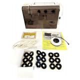 Antique ELNA CARINA Sewing Machine with Sewing Machine Accessories