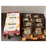 Shortbread Fingers and Brownie Brittle