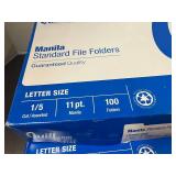 Manila File Folders