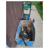 Craftsman 2300 psi pressure washer with misc hose & wands. Powers up & run. Didn