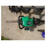 Group of auger, edger & chainsaw. All tested by consignor. As shown.