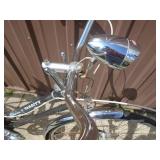 Nice Schwinn varsity with Schwinn headlight & generator. Good grips. As shown.