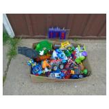 Large box of kids toys. As shown.