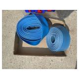 Flat of collapsible water hoses. Approx 25