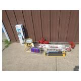 Assortment of tile cutter/work light & black & decker vacuum As shown.