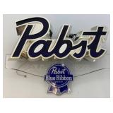 Vintage PABST Blue Ribbon Light Up Beer Sign