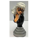 Vintage Marvel Mini-Bust Black Cat Figurine (NIB)