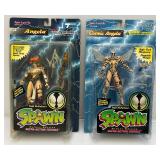 Vintage Mcfarlane Toys SPAWN Deluxe Edition Ultra-Action Figures Angela & Cosmic Angela (NIB)