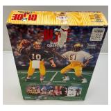 Starting Lineup Pro Football Hall Of Fame Legends Joe Nammoth & Johnny Unitas & GI Joe Navy Football Linebacker Action Figures (NEW OLD STOCK)