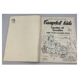 Very Large Vintage Campbell Kids Coloring Book (Some Pages Colored) 16 3/4" x 21 1/2"