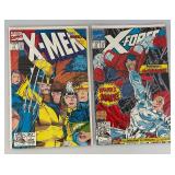 Misc. Vintage  Comics Including X-Men And More (Bagged And Carded)
