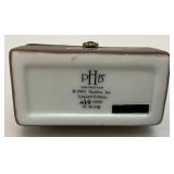 RARE Vintage Minjiature TONKA Brand Trinket Box With Tonka Cement Truck And Cement Bag (VERY COOL)