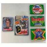 Misc. Vintage Baseball Card Sets & More (Most Factory Sealed)