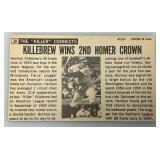 1964 Topps #38 Harmon Killebrew In Plastic Sleeve