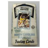 Vintage Second Edition Collegiate Collection North Carolina Tar Heels Basketball Trading Cards In Sealed Packs