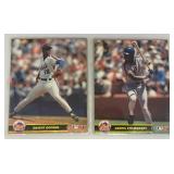 Misc. Vintage 8" x 10" Major League Baseball Action Photos In Original Factory Sealed Bags & Carded