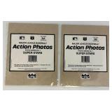 Misc. Vintage 8" x 10" Major League Baseball Action Photos In Original Factory Sealed Bags & Carded