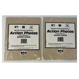 Misc. Vintage 8" x 10" Major League Baseball Action Photos In Original Factory Sealed Bags & Carded