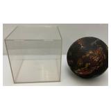Leroy Neiman Basketball In Acrylic Protective Case