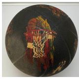 Leroy Neiman Basketball In Acrylic Protective Case