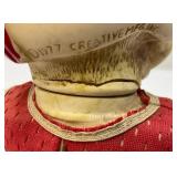 Vintage RARE 1977 Creative Mfg. Inc Football Player Dog Promo Bank (Crack In Neck Needs Repair)