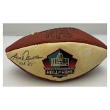 1987 Pro Football Hall Of Fame Len Dawson Autographed Football