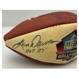1987 Pro Football Hall Of Fame Len Dawson Autographed Football