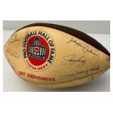 1987 Enshrinees Pro Football Hall Of Fame  Wilson Football