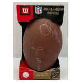 JIM MORA &  JIM MORA SR. Autographed Wilson NFL Football