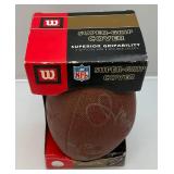 JIM MORA &  JIM MORA SR. Autographed Wilson NFL Football