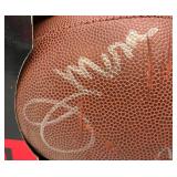 JIM MORA &  JIM MORA SR. Autographed Wilson NFL Football