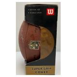 JIM MORA &  JIM MORA SR. Autographed Wilson NFL Football