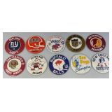 Vintage 6" NFL Team Collectors Buttons