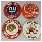 Vintage 6" NFL Team Collectors Buttons