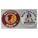 Vintage 6" NFL Team Collectors Buttons