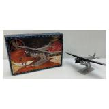 Vintage Die Cast Ertl Collectibles AMERICAN AIRLINES Ford Tri-Motor Airplane (New In Original Box Missing Foam Top Packing)