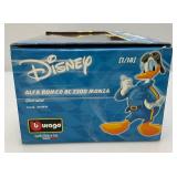Vintage Burago DISNEY Donald Duck Alfa Romeo 8C 2300 Monza 1/18 Scale Die Cast Replica (NIB)