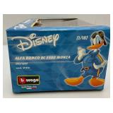 Vintage Burago DISNEY Donald Duck Alfa Romeo 8C 2300 Monza 1/18 Scale Die Cast Replica (NIB)