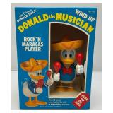 Vintage Illco USA Walt Disney Donald The Musician Wind Uo DONALD DUCK (NIB)