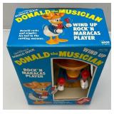 Vintage Illco USA Walt Disney Donald The Musician Wind Uo DONALD DUCK (NIB)