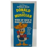 Vintage Illco USA Walt Disney Donald The Musician Wind Uo DONALD DUCK (NIB)