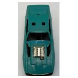 1972 General Mills Kenner Group SSP "Hustlin Hoss" Teal Mach 1 Mustang (No Ripcord) Common Tire Wear On Bottom