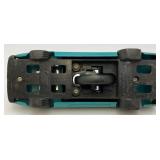 1972 General Mills Kenner Group SSP "Hustlin Hoss" Teal Mach 1 Mustang (No Ripcord) Common Tire Wear On Bottom