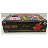 VintageToy Biz  MARVEL Famous Cover Scarlet Witch Action Figure (NEW OLD STOCK) Vinyl Flacking On Front Of her Outfit. See Photos