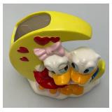 Vintage Disney DONALD DUCK & DAISY Duck Planter