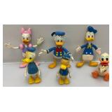 Misc. Vintage DONALD DUSK Toys Including Bendables, Jointed And More